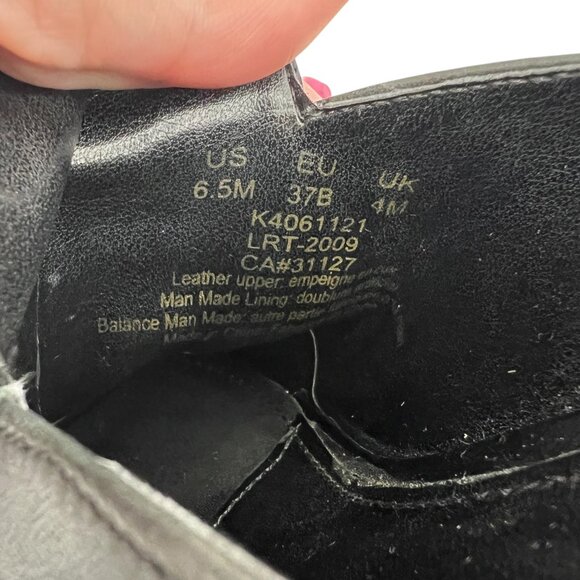 DKNY Rizz Leather Logo Hardware Block Heel Mules Loafers women's size 6.5 - Picture 6 of 9